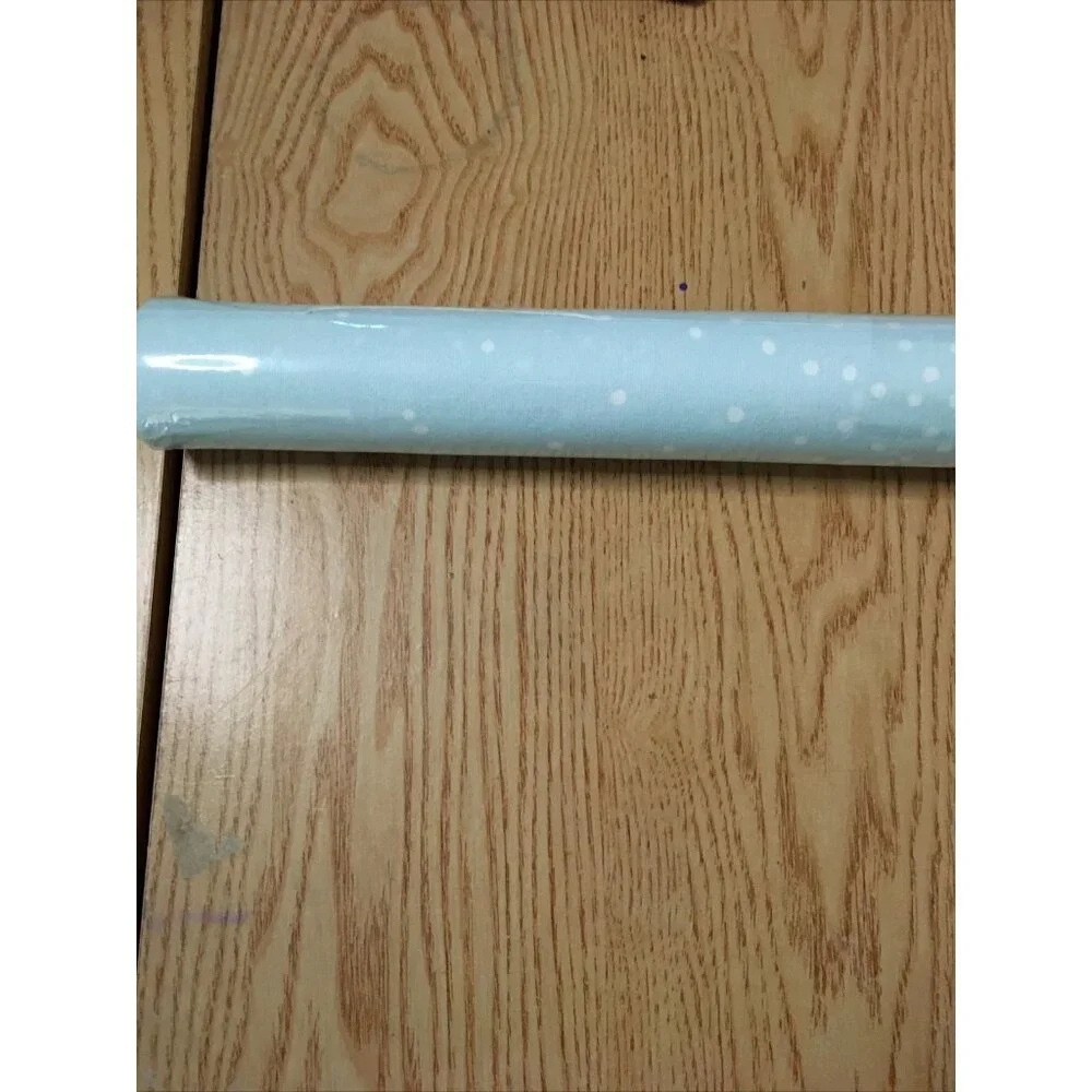 New Spritz 3 Pack One Time Use Table Runners Blue with White Dots Size 16”x80”
